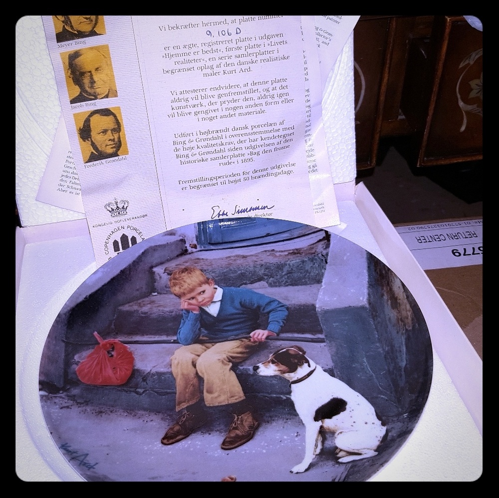 Vintage collectors plate